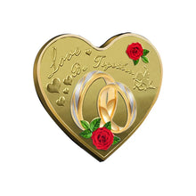 Hartvormige love coin – romantisch aandenken