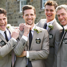 Team Groom Badge Pins