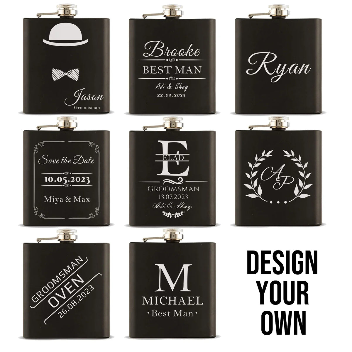 Gepersonaliseerde Whiskey Heupfles