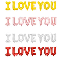 I love you letterballonnen – romantische decoratie