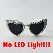 Just married LED bril – lichtgevend feestaccessoire