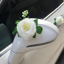 Witte Rozen Autodecoratie