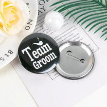 Team Groom Badge Pins