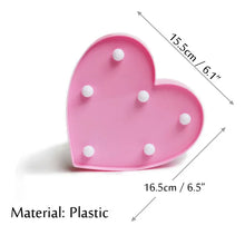 Love heart LED lamp – romantische sfeerverlichting