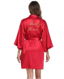 Satijnen Bruidsmeisjes Kimono