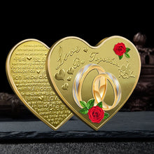 Hartvormige love coin – romantisch aandenken