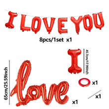 I love you letterballonnen – romantische decoratie