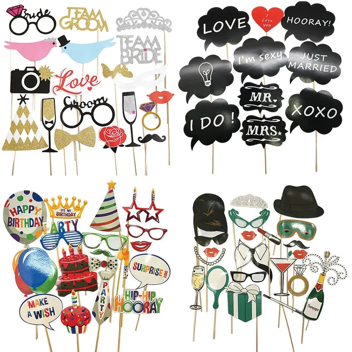 Photo Booth Props Set
