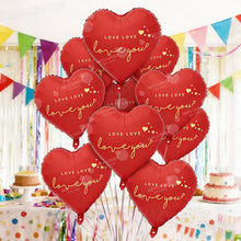 Love you hartballonnen – romantische decoratie