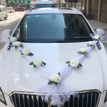 Witte Rozen Autodecoratie